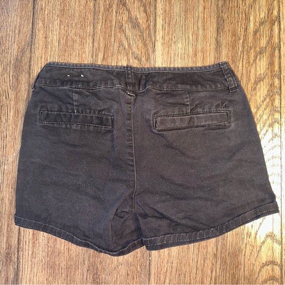 American Eagle Junior Women’s Washed Out Black Shorts Size 00 - Picture 5 of 10